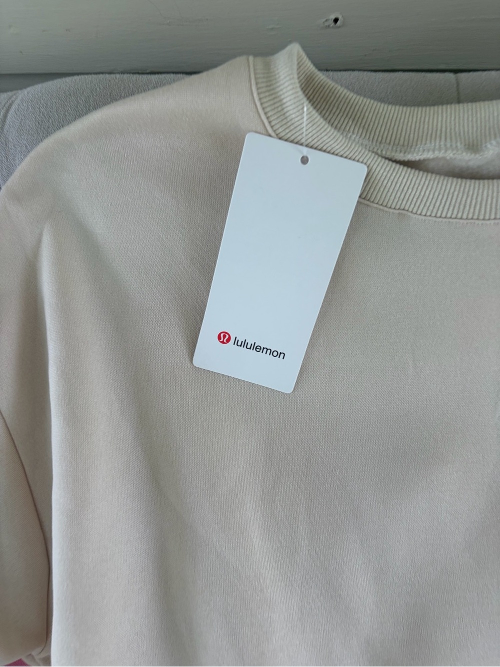 lululemon athletica Light Cream yellow Crewneck Pullover - Picture 2 of 6